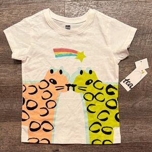 Tea Collection NWT Short Sleeve Graphic Tee in “Jaguar Love” Print